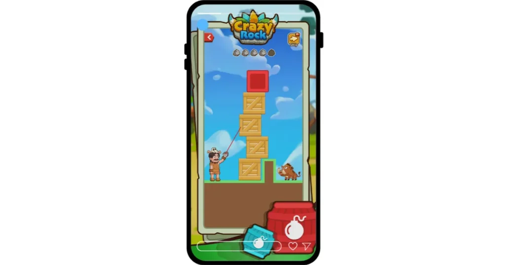 Modos de jogo diversificados do Crazy Rock